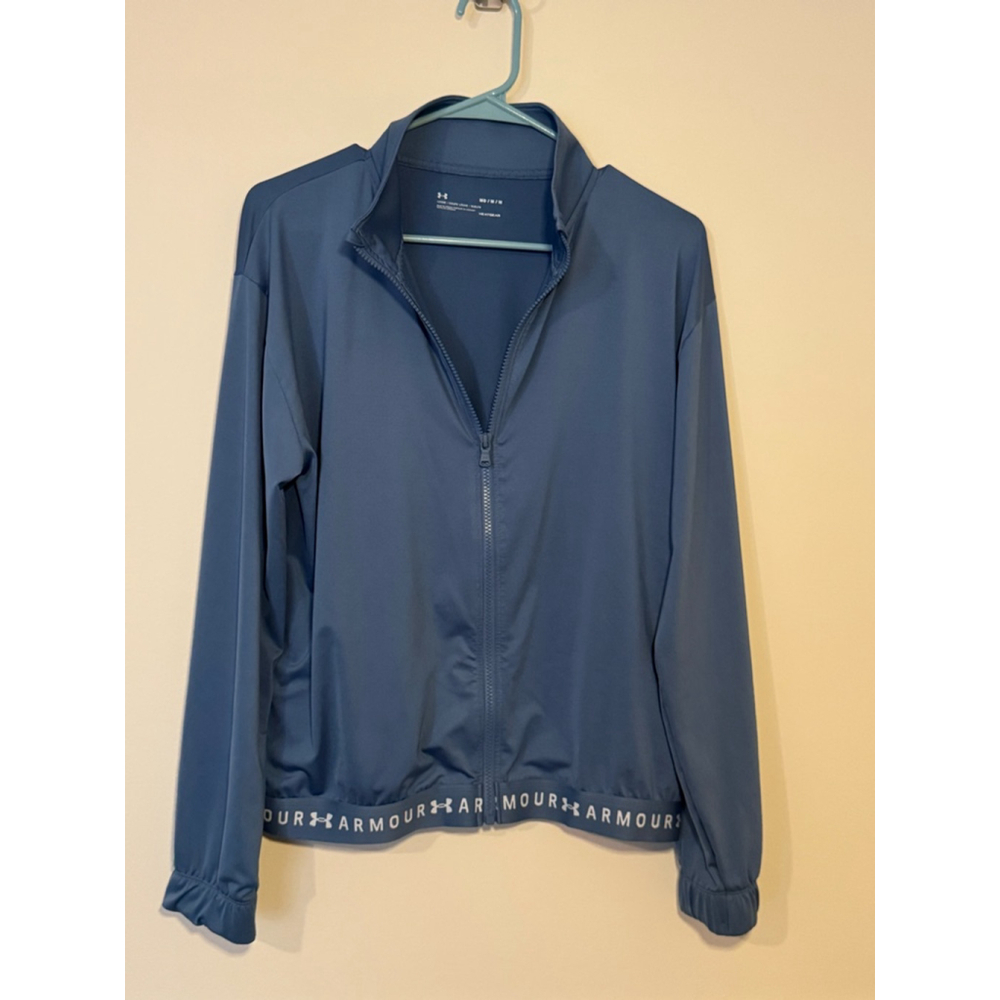 Women's Under Armour Blue HeatGear Full-Zip Jacket M